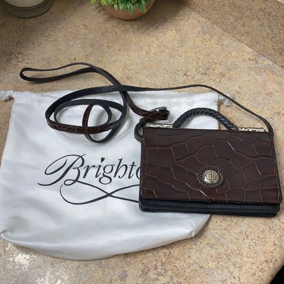 Brighton Leather Mini Crossbody Organizer - Picture 1 of 5
